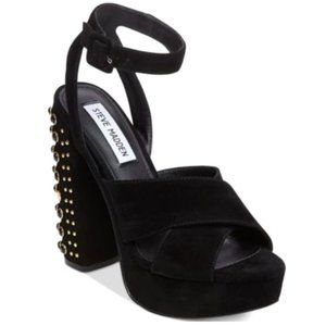 Steve Madden's Jodi Two-Piece Studded Heels